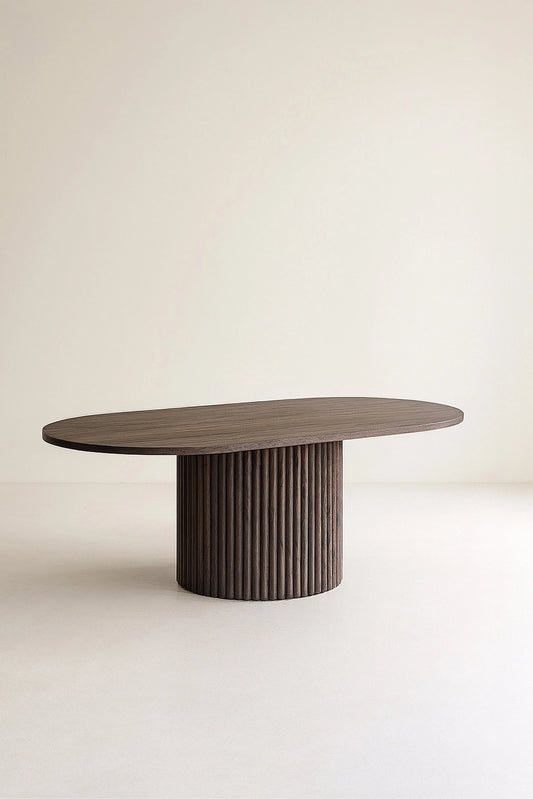 Table basse ovale